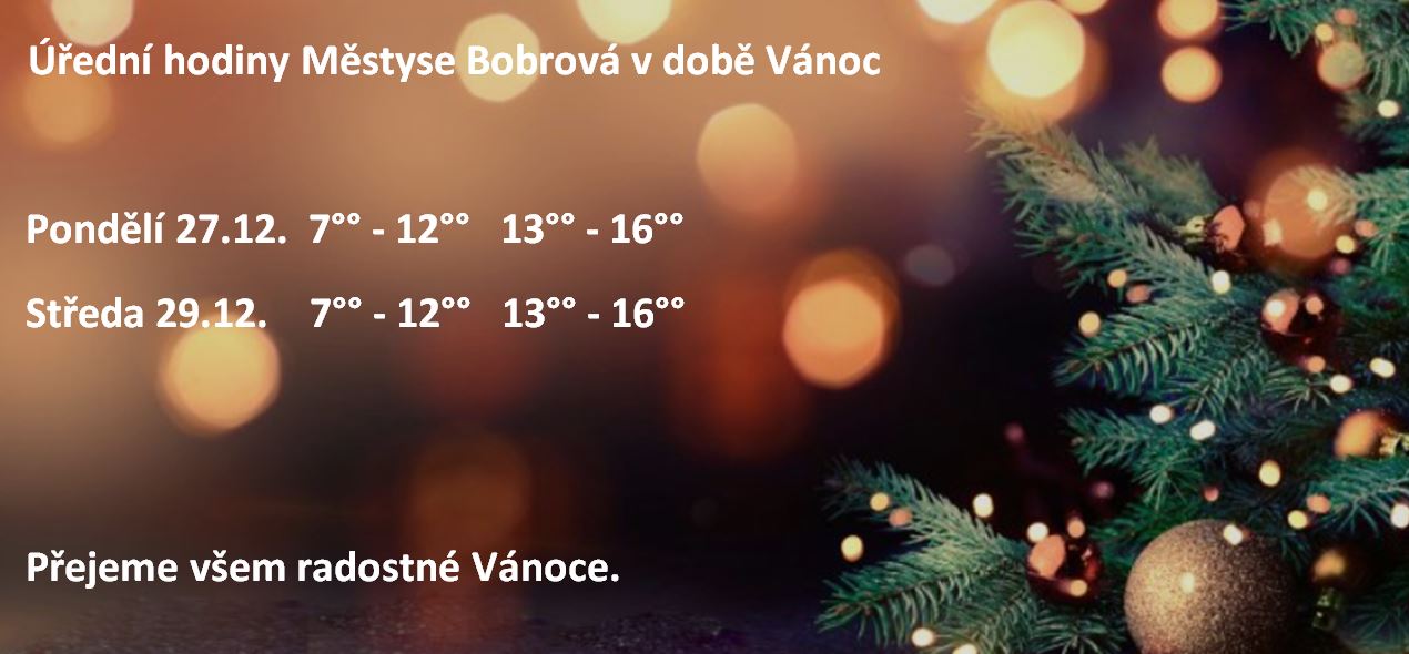 Vánoce - Úřad městyse Bobrová